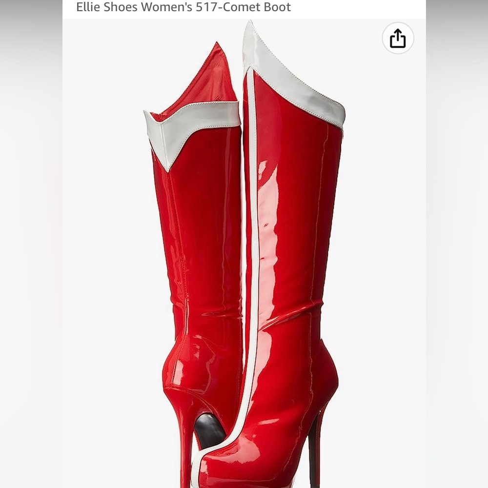 Ellie knee Wonder Woman platform boots